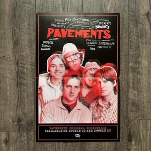 Rare Pavements Album Music Promo Catalog Double Sided Poster Print